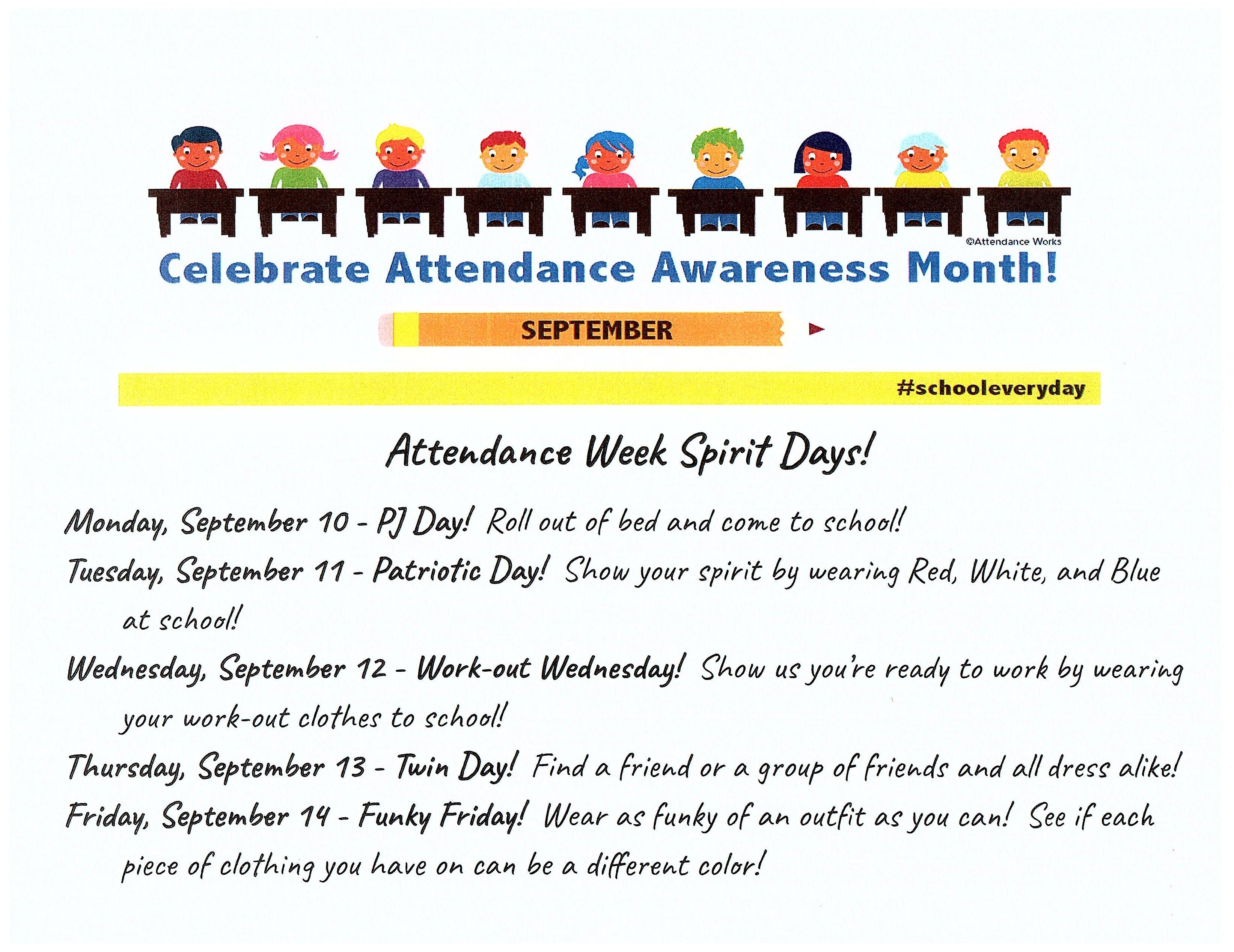 Celebrate Attendance Awareness Month - September
